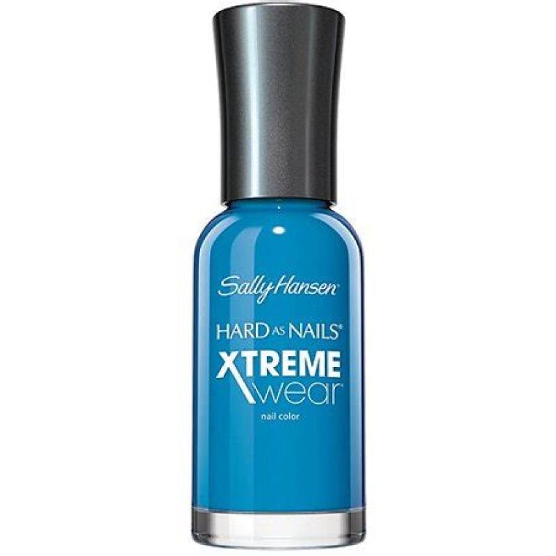Sally Hansen Xtreme Blue Flame Hard as Nails - gloss opaque nail polish