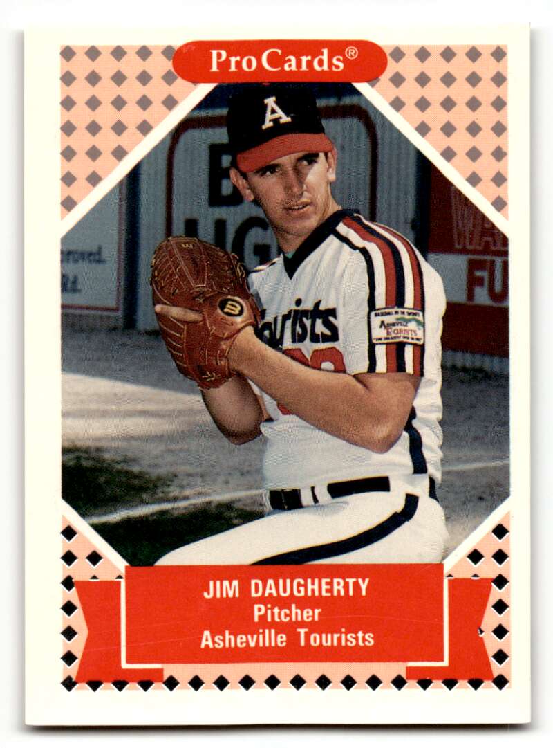 1991 ProCards Tomorrow's Heroes #235 Jim Daugherty    Asheville Tourists Baseball Cards EX/NM