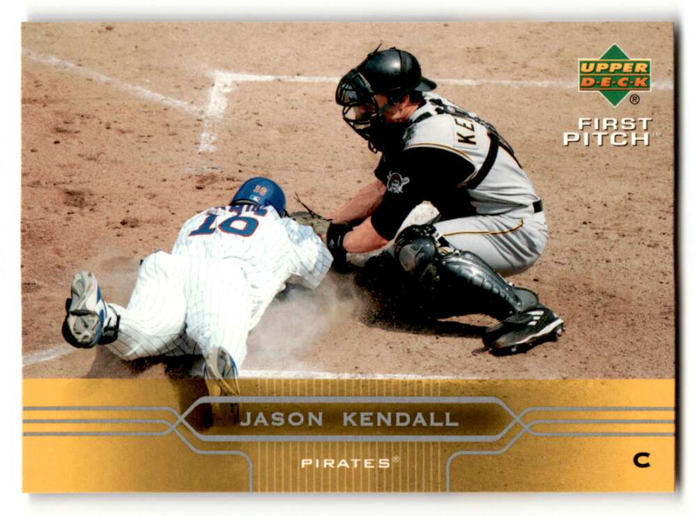 2005 Upper Deck First Pitch #158 Jason Kendall    Pittsburgh Pirates Baseball Cards EX/NM