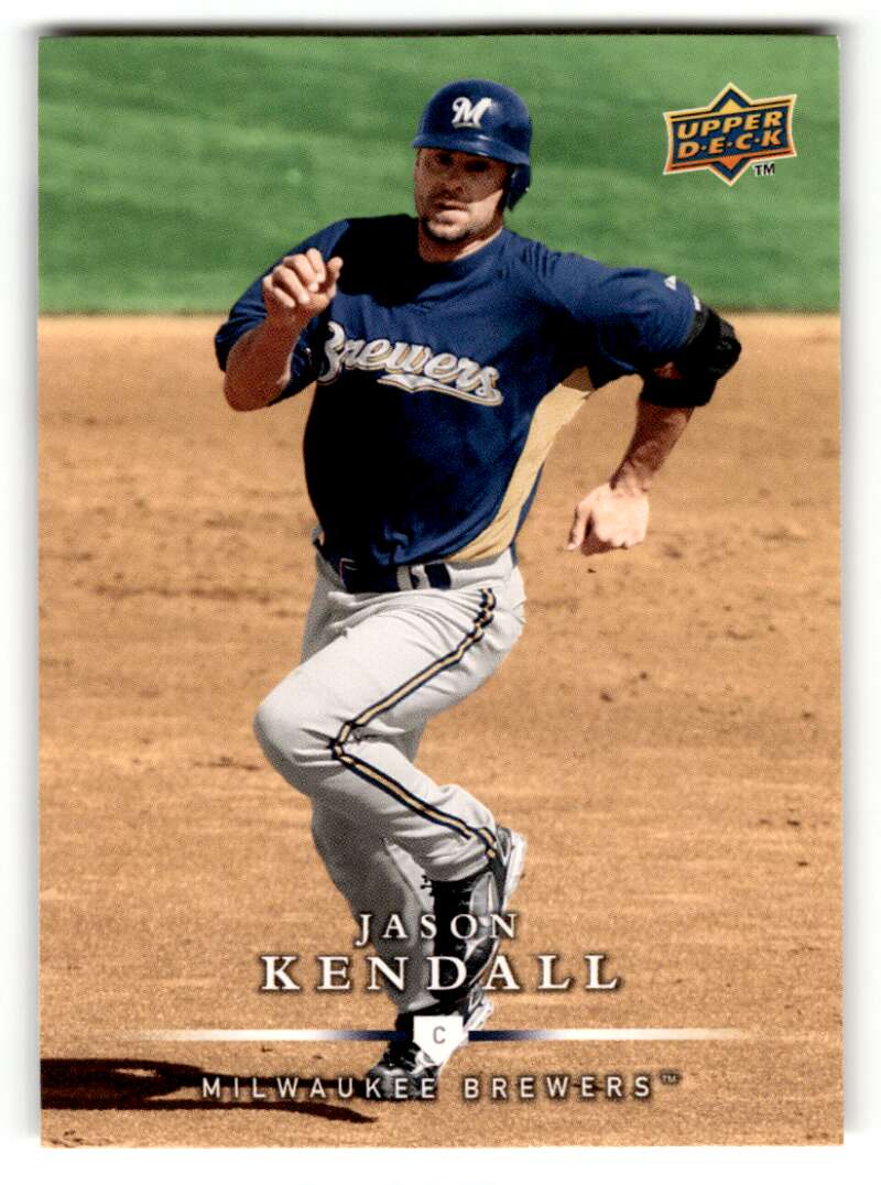 2008 Upper Deck First Edition #399 Jason Kendall    Milwaukee Brewers Baseball Cards EX/NM