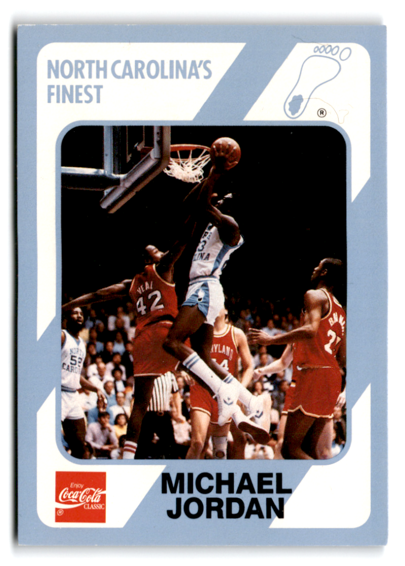 1989-90 Collegiate Collection North Carolina #13 Michael Jordan NM Near Mint